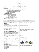 Giáo án các môn lớp 1 - Tuần dạy 27, 28