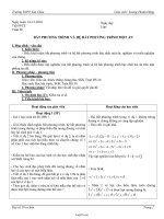 Giáo án Đại số 10 cơ bản tiết 35: Bất phương trình và hệ bất phương trình một ẩn (tiết 2)