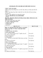 đề cương cho hs ôn tập trong thời gian nghỉ phòng dịch