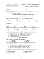 Đề khảo sát học sinh giỏi lớp 4 lần 2 năm học 2009 - 2010