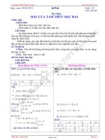 Giáo án Đại số 10 tuần 25 - Trường THPT Phước Long