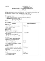 Giáo án khối 3_Môn Tiếng Anh_Tuần 22_GV: Lê Thị Hường