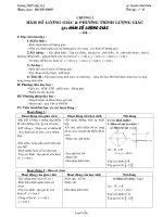 Giáo án Đại số 11 - Trường THPT Lấp Vò I