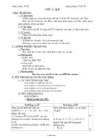 Giáo án Hình học 10 NC tiết 37: Elip