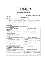 Thiết kế bài dạy các môn lớp 4 - Năm học 2008 - 2009 - Tuần 9