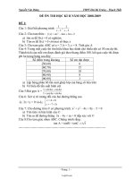 Bộ đề ôn thi học kì II Toán lớp 10