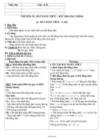 Giáo án Đại số 10 tiết 28, 29, 30: Bất đẳng thức