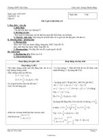 Giáo án Đại số 10 cơ bản tiết 45: Ôn tập chương IV