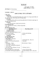 Giáo án các môn lớp 4 - Tuần 25 năm 2013