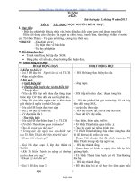 Giáo án Lớp 4 - Tuần 4 - Năm học 2011-2012 - Trường Tiểu học Vĩnh Hòa