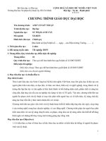 CHƯƠNG TRÌNH GIÁO DỤC ĐẠI HỌCTên chương trình: ANH VĂN KỸ THUẬTTrình độ đào tạo: Đại họcNgành đào tạo: SƯ PHẠM ANH VĂN