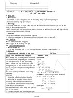 Giáo án Hình học 10 tiết 23 đến 26