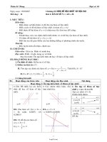 Đồ án Giáo án Đại số 10 chuẩn tiết 11: Hàm số y = ax + b
