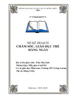 giáo án TUẦN 1 NGÀY HỘI BÉ ĐẾN TRƯỜNG