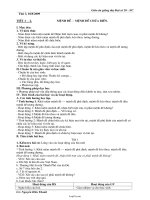 Giáo án giảng dạy Đại số 10 - NC