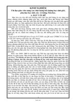 Kinh nghiệm chỉ đạo giáo viên nâng cao chất lượng bồi dưỡng học sinh giỏi, phụ đạo học sinh yếu ở trường tiểu học