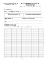 Đề kiểm tra định kì giữa học kì I môn: Tiếng Việt lớp 4 năm học: 2013 - 2014