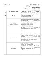 giáo án tuần 29 luật lệ giao thông 4b2