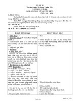 Giáo án các môn khối 4 - Tuần 25 năm 2014