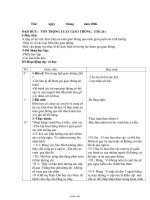 Giáo án bổ sung lớp 4 - Đạo đức: Tôn trọng luật giao thông (tiết 26)