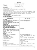 Giáo án các môn học lớp 4 - Tuần dạy 09