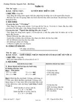 Giáo án Buổi 2 Lớp 4 - Tuần 13 - Năm học 2010-2011 - Nguyễn Kim Hoa