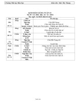 Giáo án tổng hợp các môn khối 4 - Tuần 14 - Trường Tiểu học Hứa Tạo