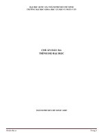 TRƯỜNG ĐẠI HỌC KHOA HỌC XÃ HỘI VÀ NHÂN VĂN CHUẨN ĐẦU RA TRÌNH ĐỘ ĐẠI HỌC