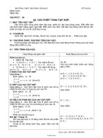 Giáo án Đại số 10 CB tiết 5: Các phép toán tập hợp