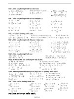 Hệ thống bài tập Toán vào 10