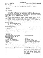 Thiết kế bài dạy môn học lớp 4 - Trường Tiểu học Tường Thượng - Tuần 24