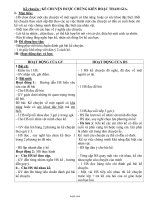 Giáo án môn học Kể chuyện 4 - Tiết 21: Kể chuyện được chứng kiến hoặc tham gia