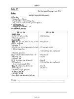 Giáo án các môn lớp 4 (chuẩn kiến thức) - Tuần 27