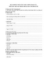 TÀI LIỆU TỰ HỌC LỊCH SỬ 11 (BÀI 21, 22)