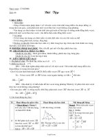 Giáo án Hình học cơ bản 10 tiết 8: Bài Tập