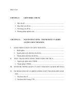 NGUỒN PHÁT SINH – THÀNH PHẦN VÀ KHỐI LƯỢNG CHẤT THẢI RẮN I KHÁI NIỆM CƠ BẢN VỀ CHẤT THẢI RẮN