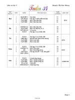 Giáo án Lớp 1 - Tuần 34 - Nguyễn Thị Cẩm Nhung