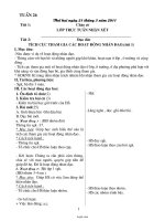 Giáo án Lớp 4 - Tuần 26 - Năm học 2010-2011 (Chuẩn kiến thức 2 cột)