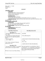 Giáo án Đại số 10 cơ bản tiết 11: Hàm số (tiết 1)