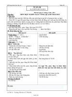 Kế hoạch giảng dạy lớp 4 - Tuần 30
