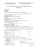 ĐỀ CƯƠNG TOÁN 7-NH: 2020-2021