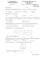 Đề thi thử THPT Quốc gia 2021 môn Toán lần 2 trường THPT Kim Liên - Hà Nội - TOANMATH.com