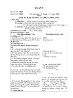 giáo án lớp 4 tuần 9