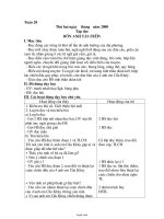 Thiết kế bài dạy lớp 4 - Tuần thứ 20