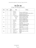 Giáo án các môn học lớp 4 - Tuần dạy 18 - Trường Tiểu Học Khánh Thới