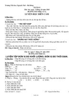 Giáo án Buổi 2 Lớp 4 - Tuần 5 - Năm học 2010-2011 - Nguyễn Kim Hoa