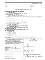 Giáo án Hình học 11 – CB 2 cột