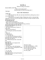 Giáo án tổng hợp lớp 4 - Tuần 3