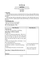 Giáo án các môn lớp 4 năm 2010 - 2011 - Tuần 10