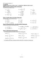 Đề cương ôn tập Toán lớp 11